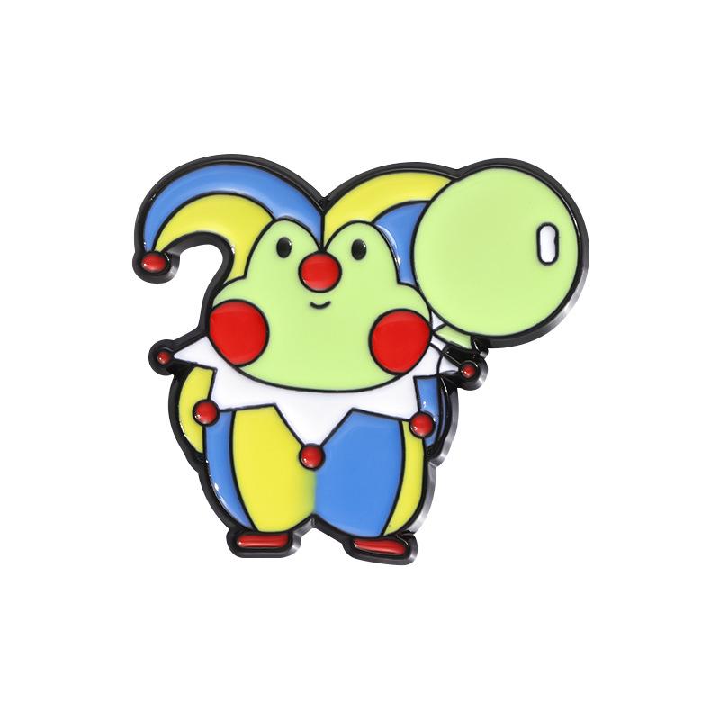 Creative Animal & Plant Brooch Set – Cute Metal Badge Collection