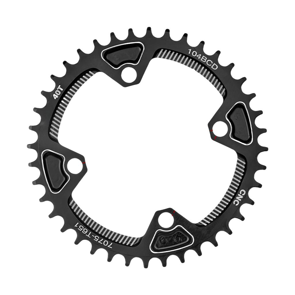 Bicycles 104BCD Crank Chainring Bicycles Crank Narrow and Wide Chainring Wheel Narrow Wide Bike Single Chainring