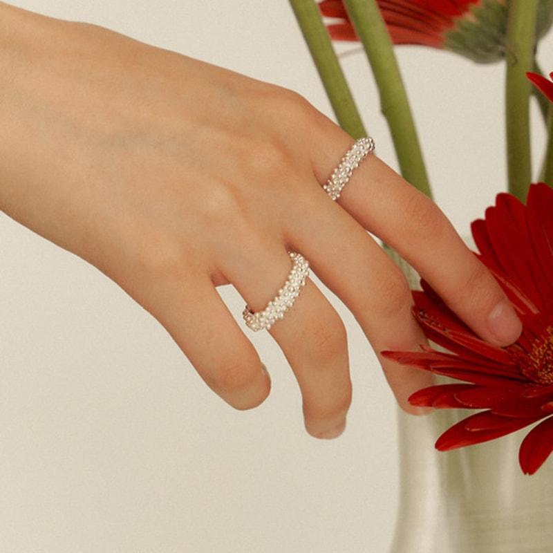 Pacipick Dew Drops Ring / Silver / L