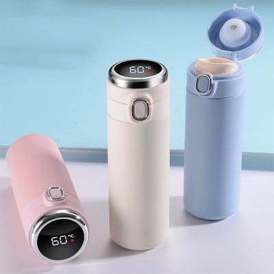 320/420ml Intelligent Travel Thermos Insulated Stainless Steel Sports Cup Vacuum Water Bottle for Women and Men