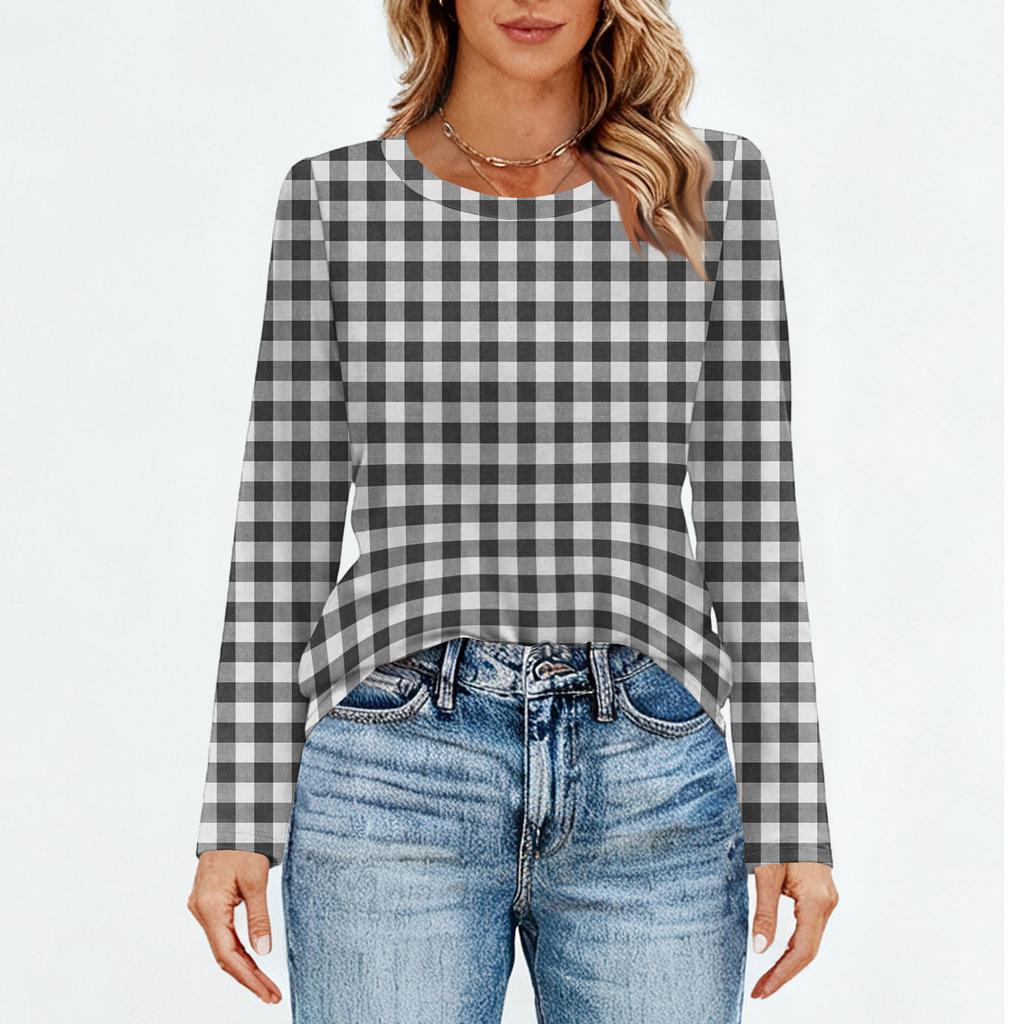 Košile s dlouhým rukávem pro ženy Roztomilý potisk Grafika Trička Halenky Běžné Velikosti Zásadní topy Pulovr