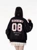 Women's American Star Embroidered Color Block Baseball Jacket – Spring/Fall