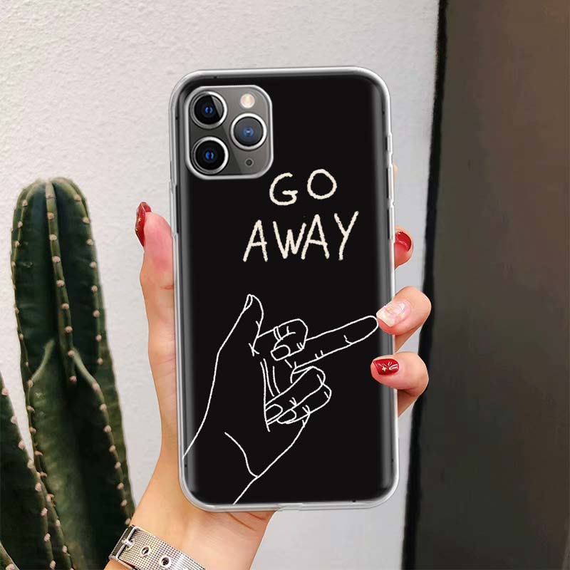 

Middle Finger For iPhone 17 Air 16 15 14 Plus 13 Mini 12 11 Pro Max Phone Case 16E 7 Print 8 SE Fundas Cover Soft Coque 16 15 14 iPhone 17
