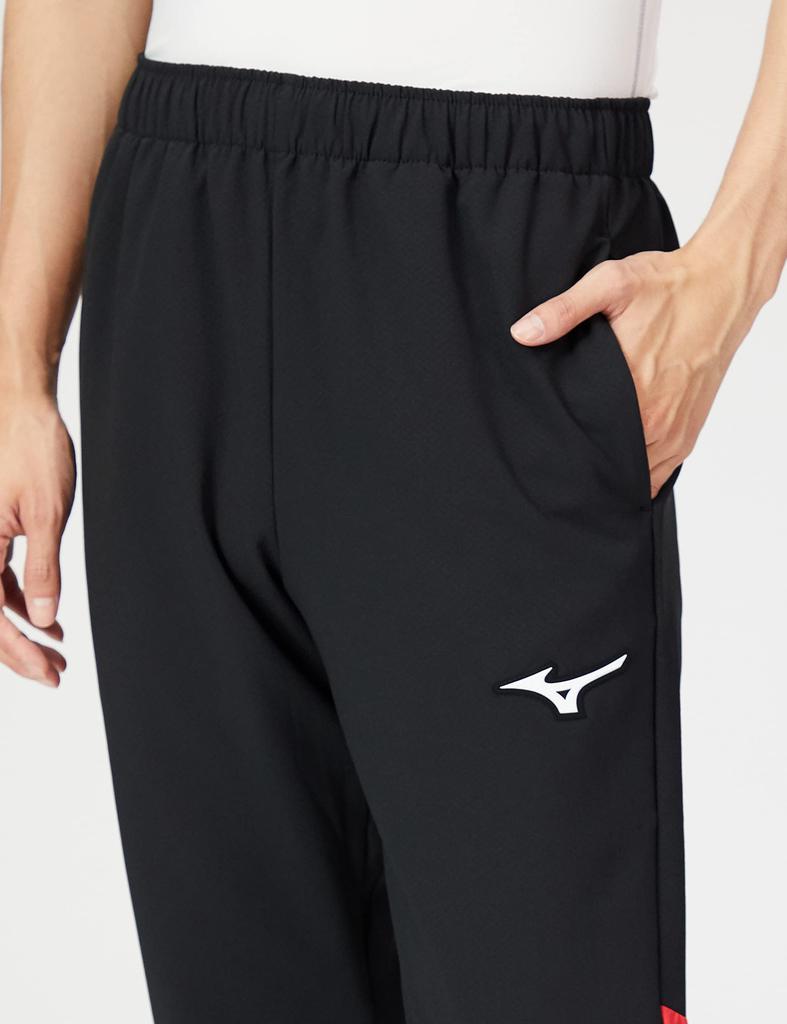 Mizuno Morelia Tech Shield Piste Soccer XL Pants, Windproof, Wear, Black, (P2MF2505)