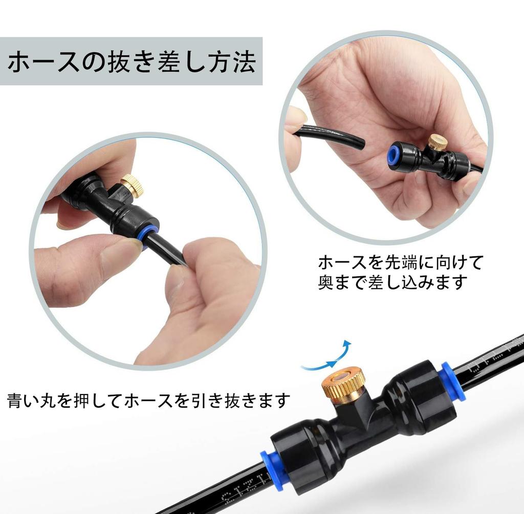 Menetop Spray Nozzle Mist Outdoor Sprinkler Drip Sprinkler Water Heatstroke for Watering Home Greenhouse Dust Removal Shower, Nozzle, Nozzle, Saving,