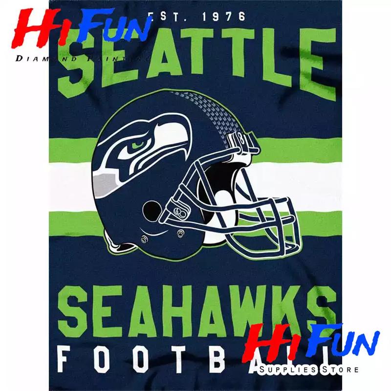 Diamond Painting Kits for Adults ,American Football Sports , DIY 5D Diamond Art ,Wall Decoration,Gift Options for Football Fans