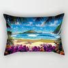 Unframed Home Autumn Decoration Oil Painting Style Pillow Cushion Cover Decorations Throw Pillow Cover 30*50 Pillowcase 30x50 40