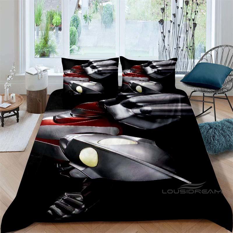2026 New ModelUltraman Zero-Themed Bedding Set — Duvet Cover Set — Deluxe Gift for Kids (Double/Single Bed Sizes)