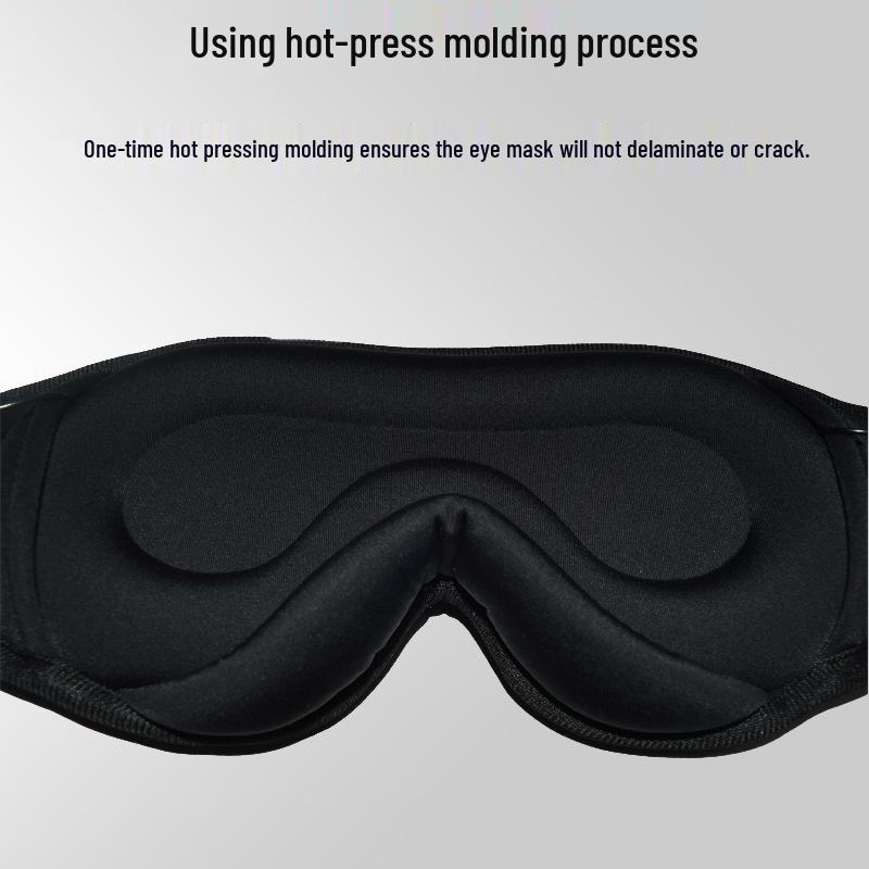 3D Bluetooth Stereo Sleep Mask with Light Blocking & Eye Fatigue Relief