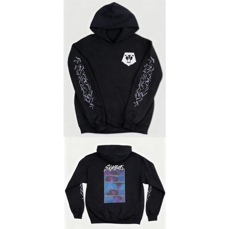 KPop Demon Hunters Saja Gutter Hettegensere For Barn Høst Vinter Varme Hettegensere Pullover Barne Gutt Hettegensere