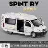 1:32 Sprinter Rv Toys Car Model Alloy Diecast Vehicles Pull Back With Light Mpv Van Miniature Models For Boy Gifts