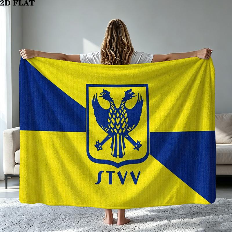 Sint-Truidense VV Print Flanelldecke Hohe Qualität Warm Bequem Decke für Alle Jahreszeiten Perfekt für Geschenke Heimdekoration