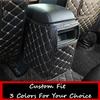 Leather Car Rear Seat Anti-Kick Pad Back Seats Cover Armrest Anti-dirty Protection Mat For Mazda 2 Mazda2