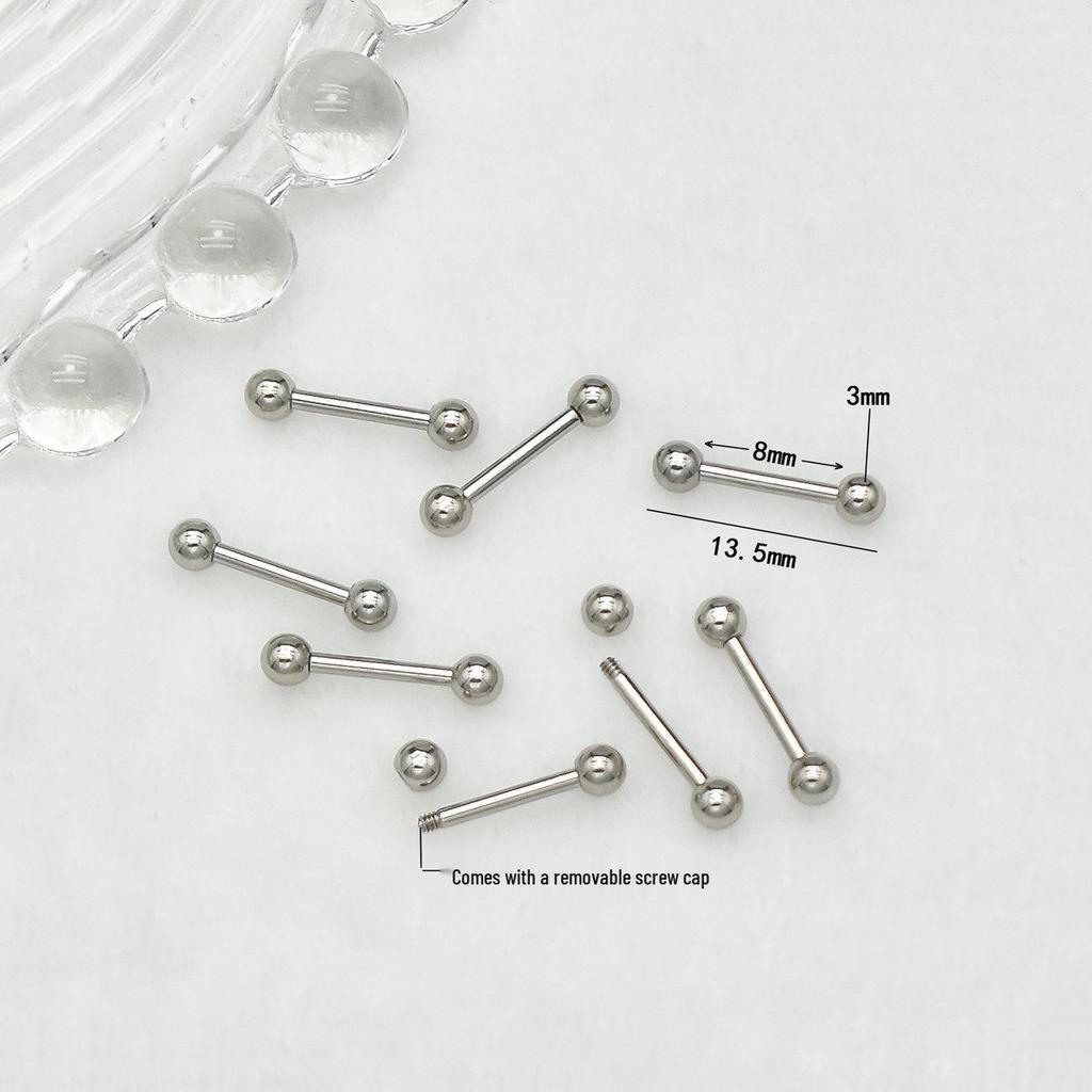 Detachable European & American Spicy Style Metal Nail Piercing Rivet Ornaments for DIY Nail Art.