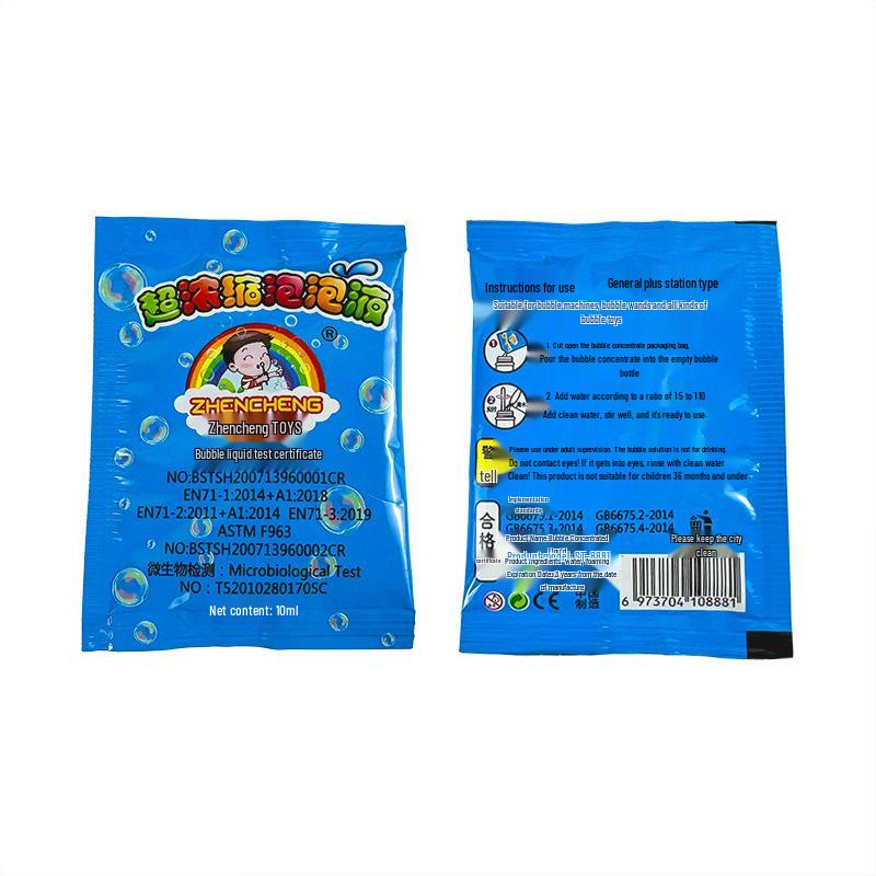 Colorful Bubble Wand & Machine Refill Liquid - Concentrated Original Formula