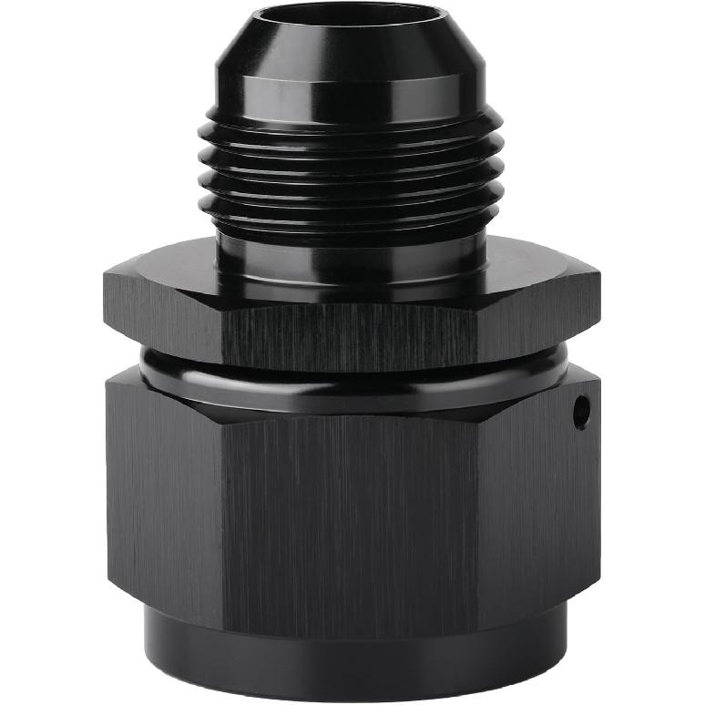6AN Female Swivel To 8AN Male Flare Expander Fitting Adapter Aluminum Black