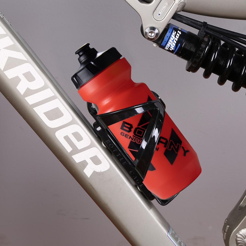 610ml Cycling Water Bottle With Holder Cage Screws Set Outdoor Fitness Sports Cycling Bicycle Sports Water Bottle bidon ciclismo