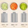5 In 1 Hand Cranked Rotary Vegetable Cutter Slicer Multi Functional Drum Vegetable Potato Slicer Manual Cheese Chopper Machine