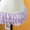 13CM Wide 3D Pleated Mesh Chiffon Fabric White Black Ruffled Lace Trims  DIY