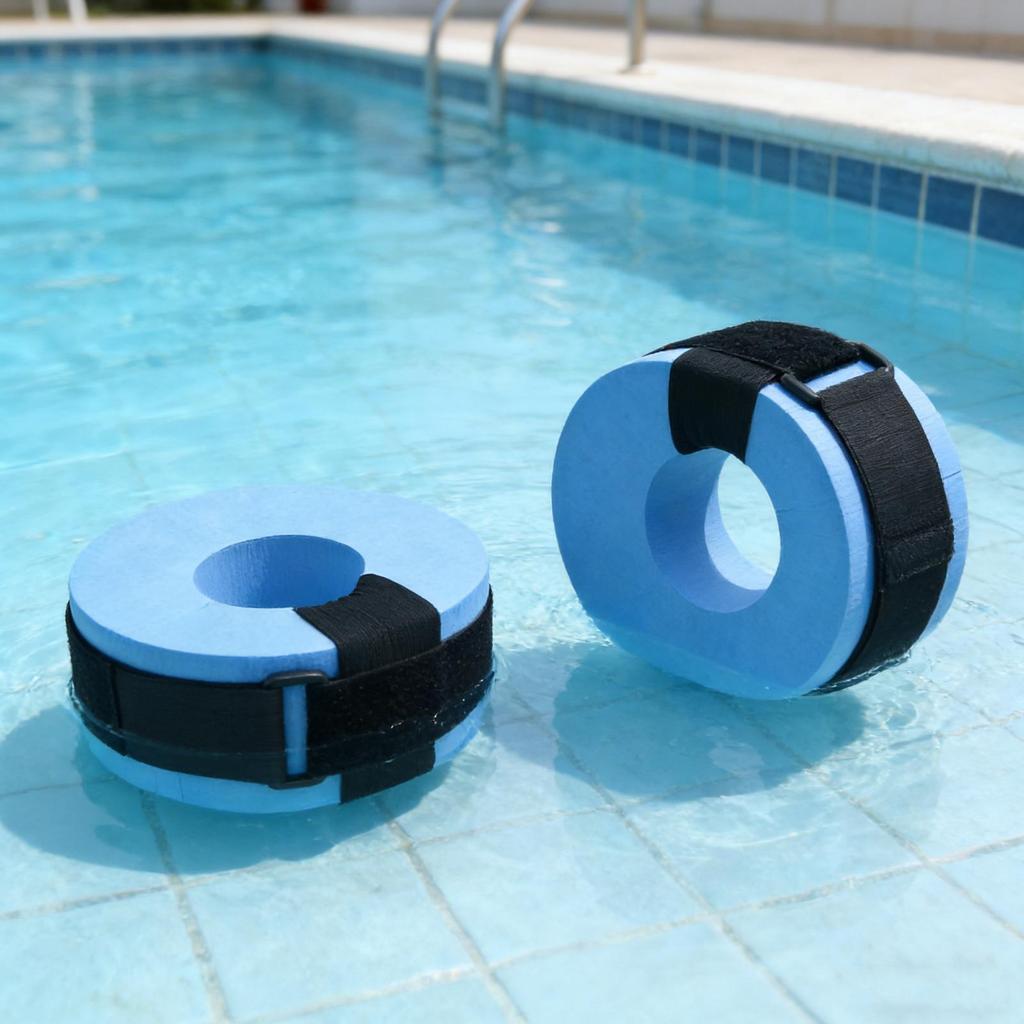 Swim Aquatic Cuffs Adjustable Swimming Training Swimming Fitness Float Ring for Beginners Kids Adults Athletes Professionals