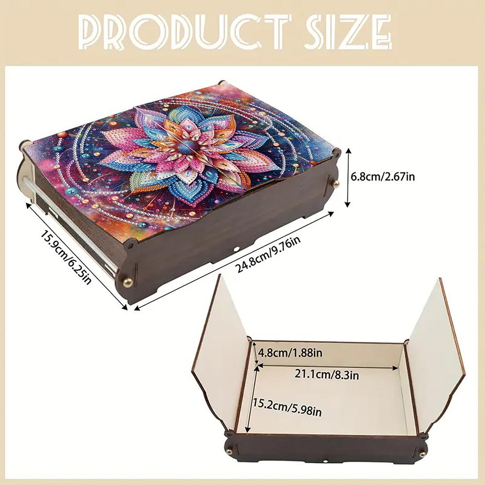 Diamond Painting Holder Case Large Capacity DIY 5D Diamond Painting Jewelry Box Diamond Art Jewelry Storage Case for Women Girls