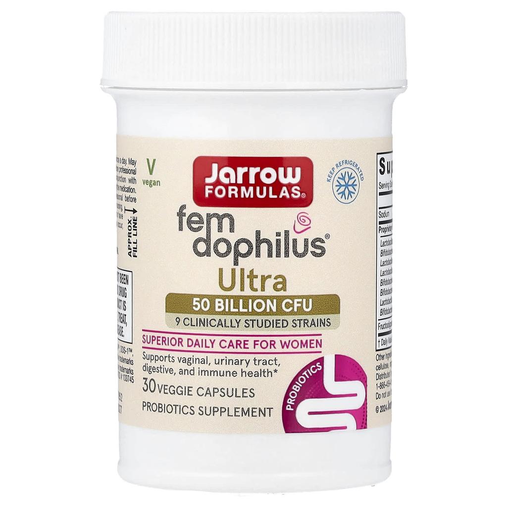 Jarrow Formulas, Fem-Dophilus® Ultra, 30 Veggie Capsules