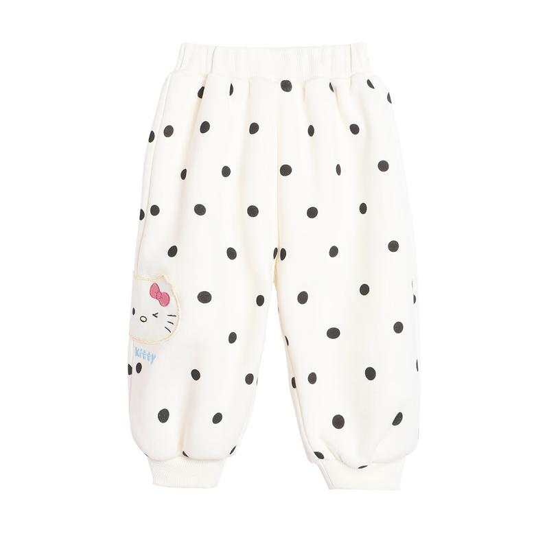 LUSON Girls Winter Fleece-Lined Jogger Sweatpants 120