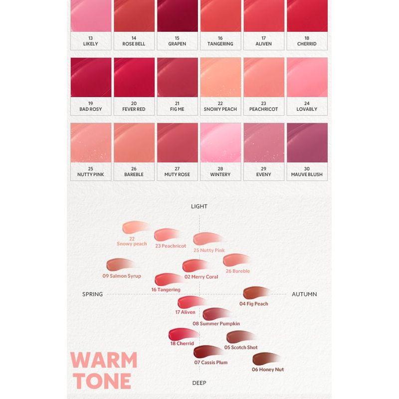 TIRTIR Waterism Glow Tint Mini - 30 Colors