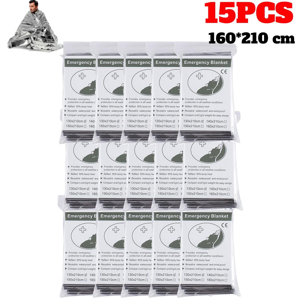 30/1ST Nödräddningsfilt Utomhus Överlevnad Första Hjälpen överlevnadsfilt Militär Räddningsutrustning Räddningsfolie Värmefilt