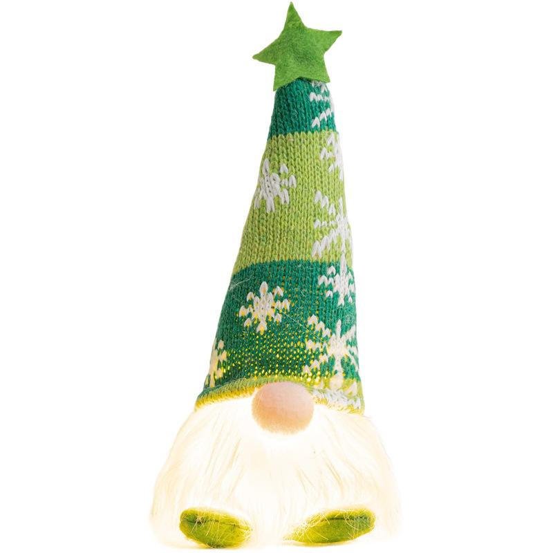 Xmas Gifts Santa Claus Pendant Glowing Gnome New Year Christmas Faceless Doll Merry Christmas Navidad Natal Gift Ornament