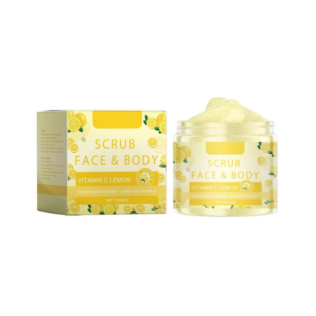 Lemon Exfoliating Gel Gentle Cleansing Soft Nourishing Nourishing Moisturizing Body Cream