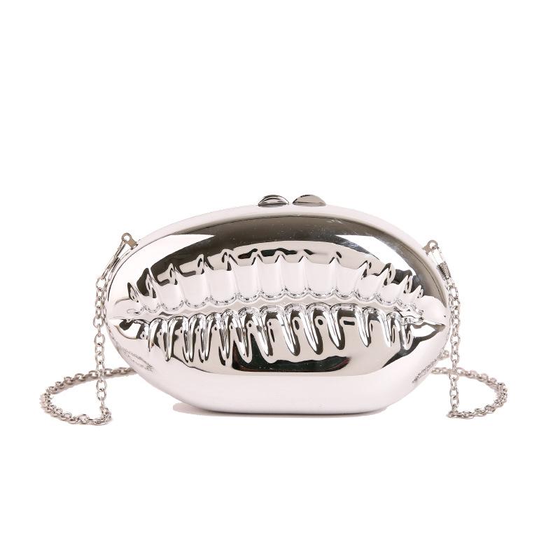 

Women s Acrylic Bionic Shell Crossbody Bag Creative Aesthetic Daily Party Dating Shoulder Bags 2026 Luxury Fashion Handbags срібний