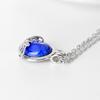 Blue Crystal Natural Stone Necklace - Valentine's Day Gift for Girlfriend