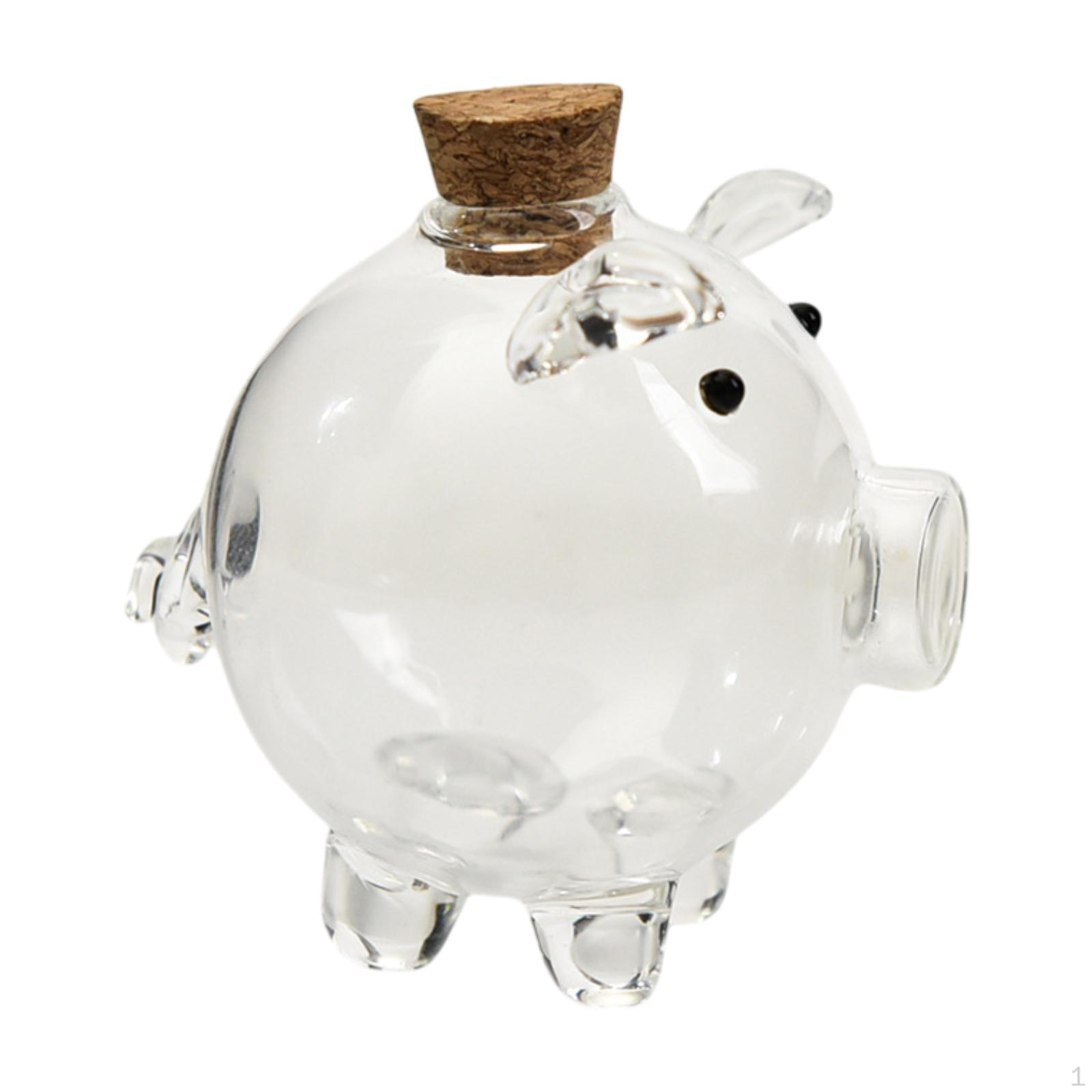 

Прозрачная копилка в виде свиньи для хранения на столе, идеальное жизненное пространство Style B