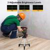 Portable High-Precision Cross Mini 2-Line Green Laser Level with Infrared Fine Line Projection