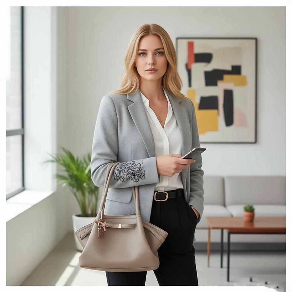 Luxury Lychee Pattern Underarm Shoulder Bags PU Leather Solid Color Women's Handbags Large Capacity Tote Bag Travel