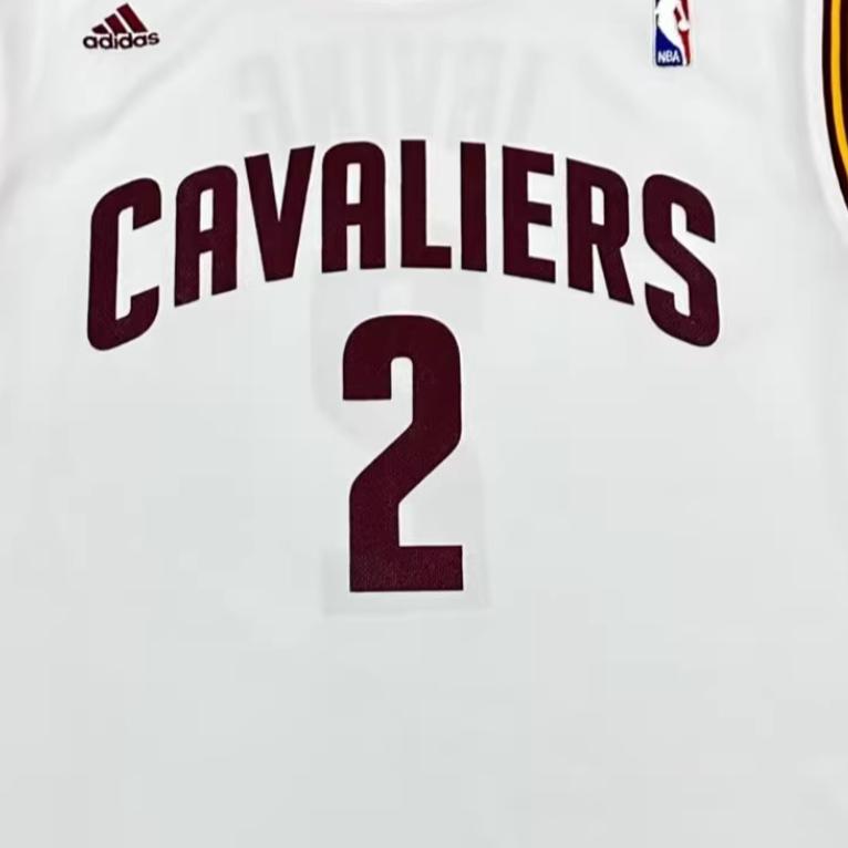 Adidas X NBA Collaboration Cleveland Cavaliers Irving Fashion Comfortable Soft Skin-Friendly Basketball Jersey Unisex Jerseys White 7818A-CVW-ANR1515