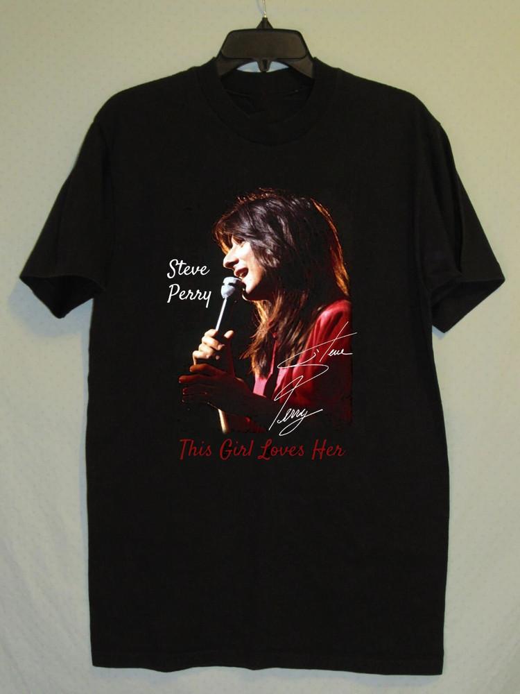 This Girl Loves Her Steve Perry Signature Shirt Unisex Concert S5XL R142 M