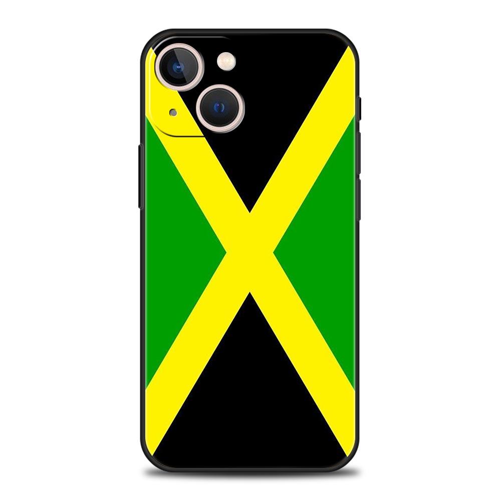 Jamaica National Flag Phone Case For iPhone 16e 15 14 13 12 11 Pro Max XS X XR SE 7 8 Plus Shell iPhone 16 Soft TPU Cover