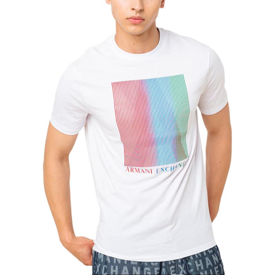 

Emporio Armani Patterned Letter Print Crew Neck Short Sleeve T-Shirt Men tops White 3DZTKB-ZJH4Z-1100 XXL