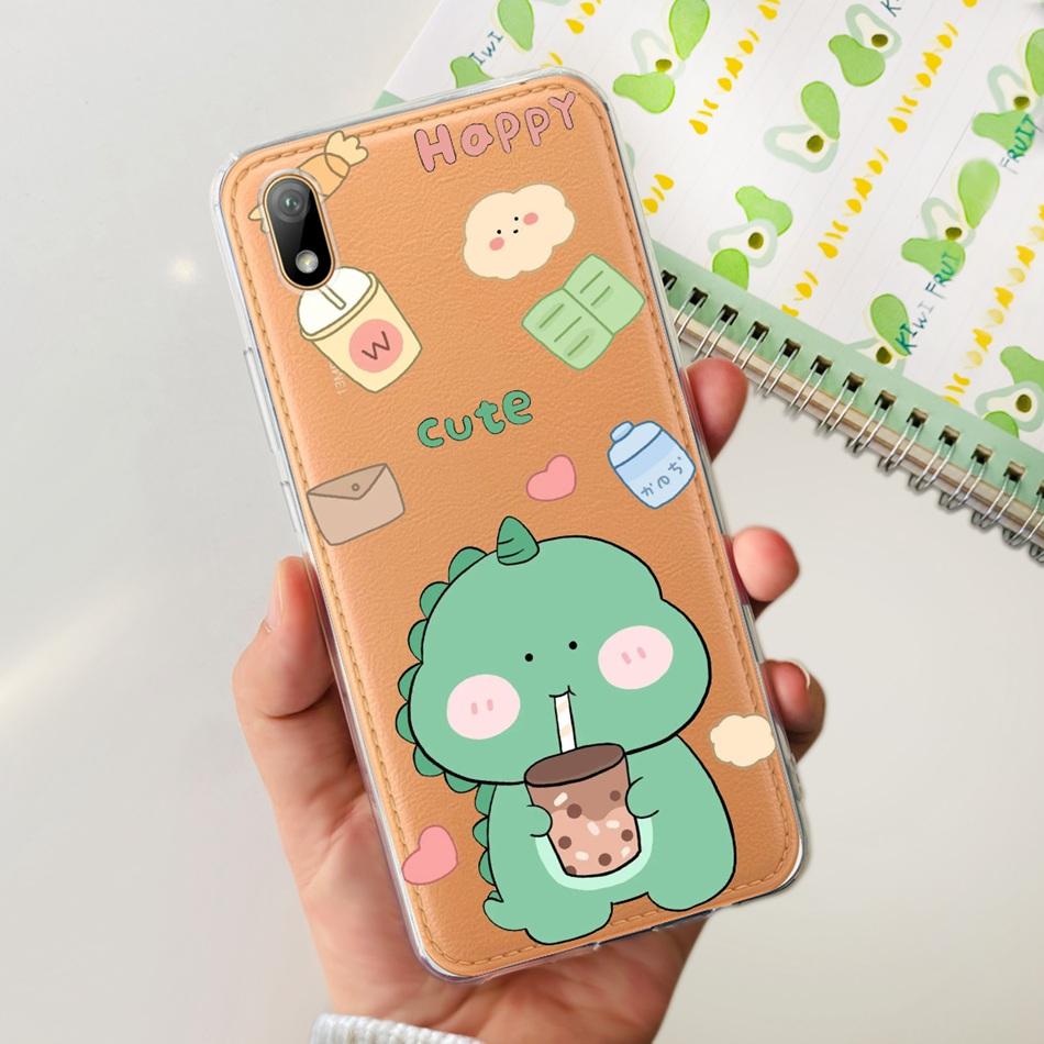 For Huawei Y5 2019 Phone Case Huawei Y5 (2019) AMN-LX9 LX1 LX2 LX3 Fashion Painted Soft Silicone TPU Slim Back Cover
