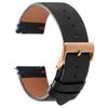 Matte Leder-Uhrenarmband Schnellwechsel-Uhrenarmband 18mm 20mm 22mm Wasserdichtes PU-Leder-Armband Herren Damen Universelle Bänder