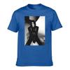 Unisexs Cotton Tshirt Gothic Style Dark Portrait Print Crew Neck Casual Tee For Punk Alternative Fashion Lovers