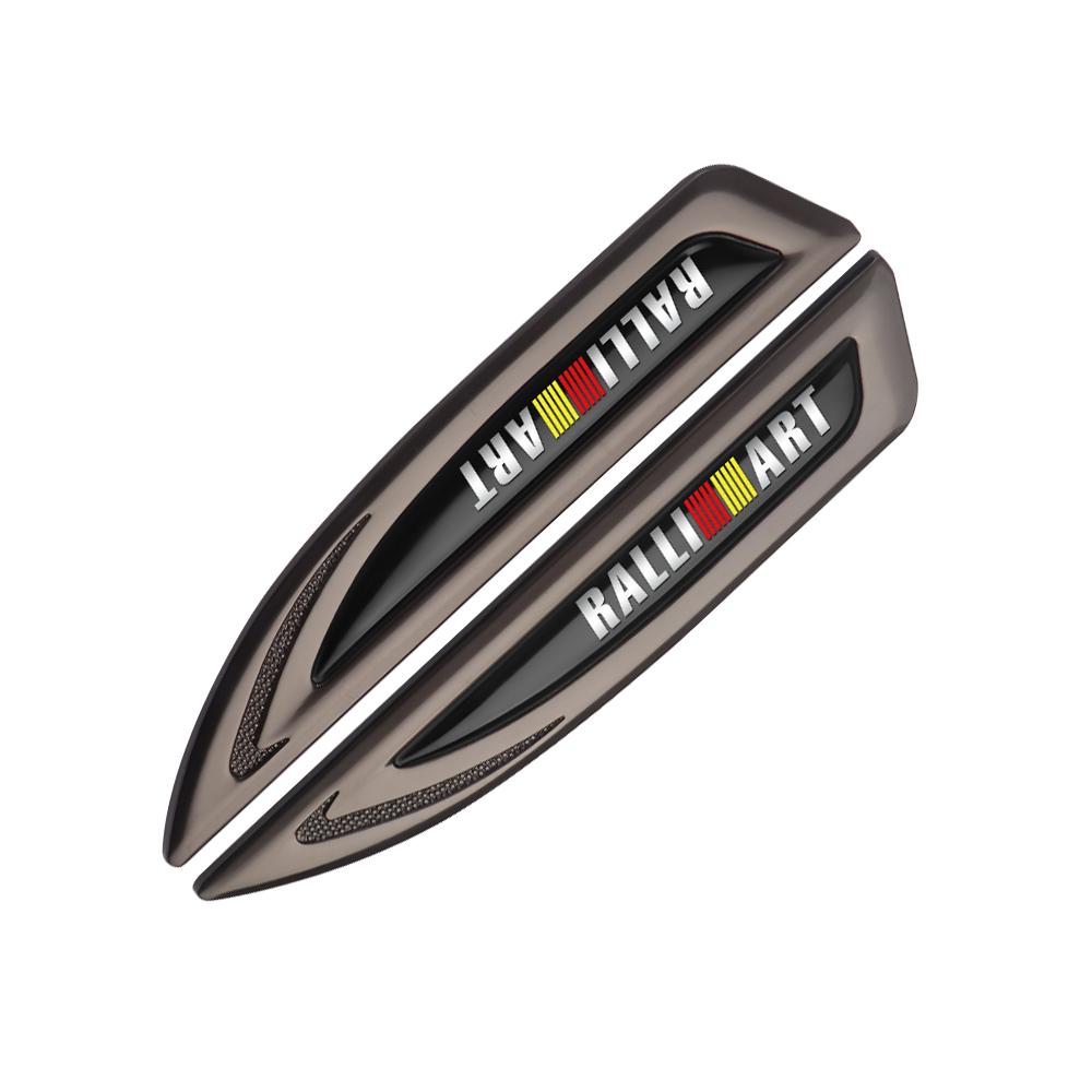 3D Car  Metal Emblem Body Fender Decorative Stickers For Mitsubishi Asx Lancer 10 Outlander 3 l200 Xpander Pajero 4 Montero V73