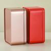 Solid Color Tea Container Square Empty Cans Gift Jars Card Box  Home Storage