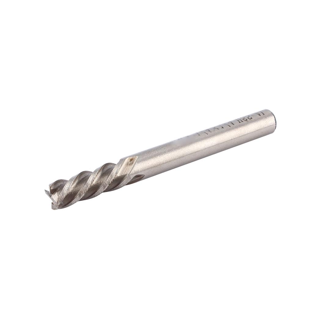 1 Pcs 4 Flute EndMill Straight 14" Shank Flutes End Mills 14" Working Cutter