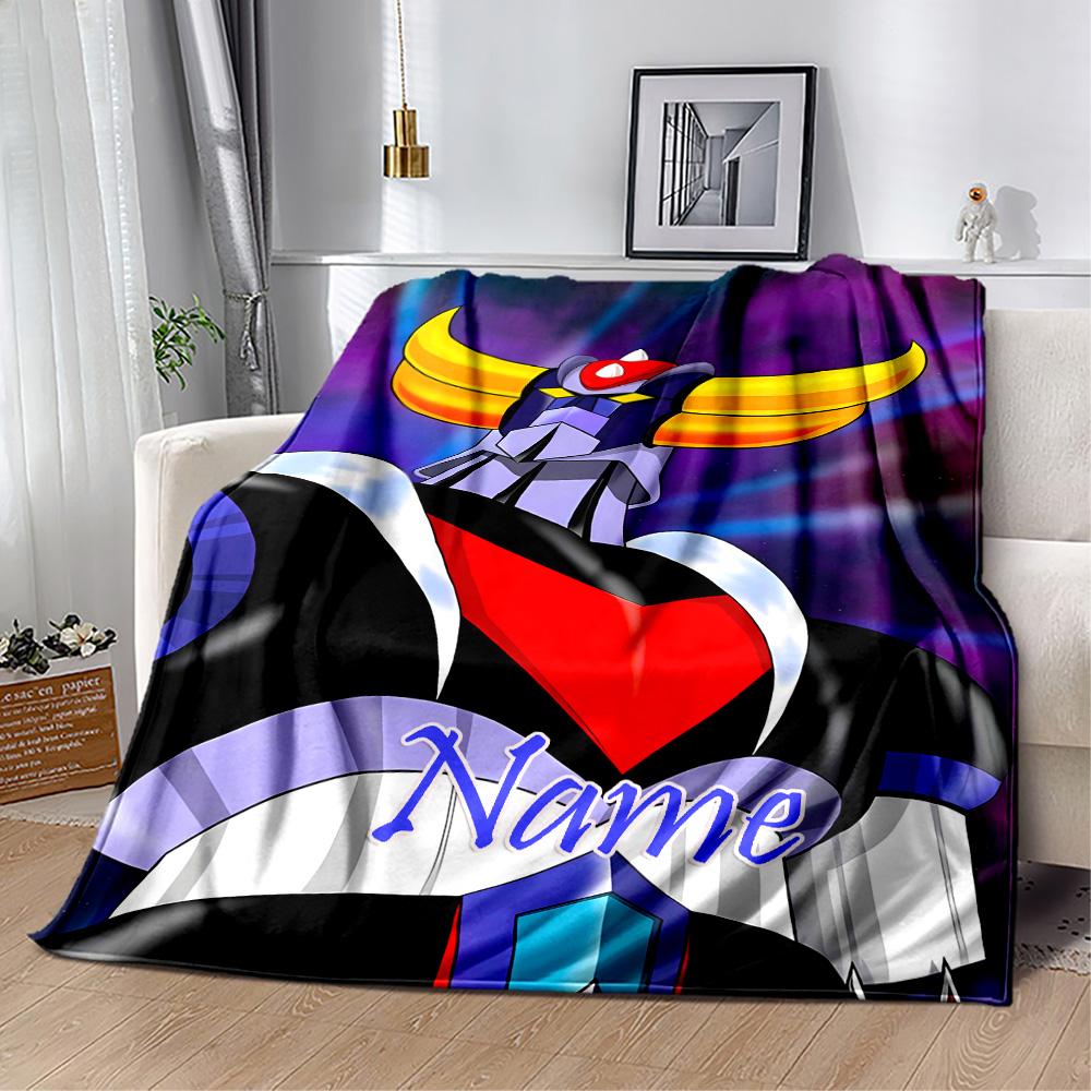 Powerful Robot Guardian Blanket Soft Warm Cozy Great for Bedding Bed Office for All Occasions Warmthful Decor Perfect Gift for Relatives and Friends