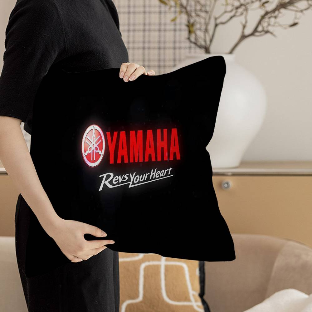 Federa per Cuscino Y-Yamaha Copricuscino da Lancio per Divano Auto Regalo di Natale 40x40cm 45x45cm
