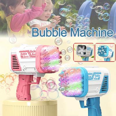 32 děr elektrická bublinková pistole automatická Gatlingova bazooka bublinková pistole dětský dárek letní venkovní mýdlové bubliny dmychadlo hračka