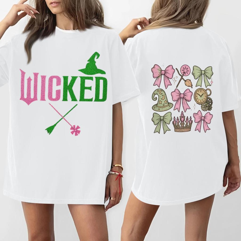 Women's Casual Fashion Round Neck Printed Short Sleeve T-Shirt Top